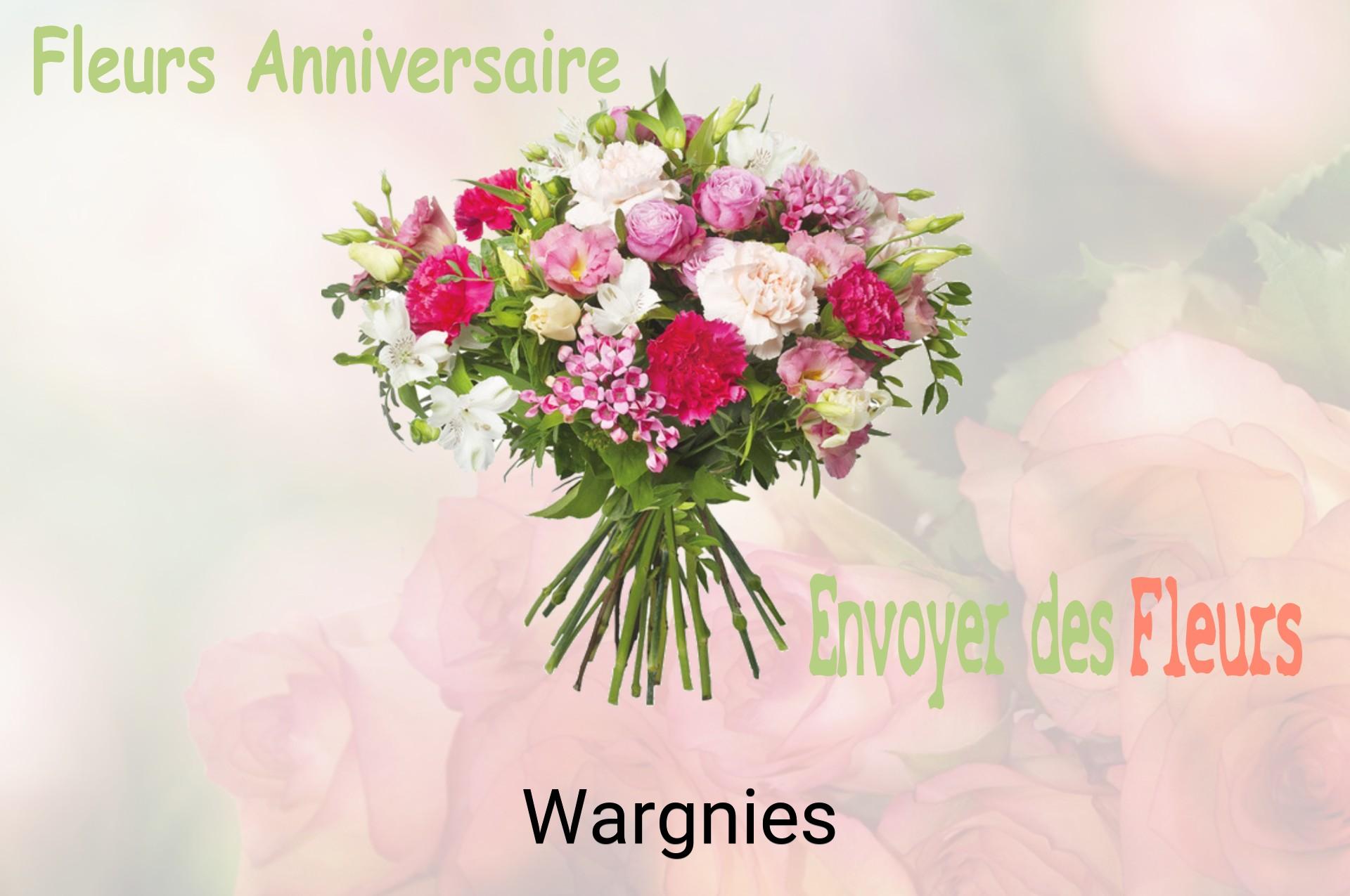 Bouquet de fleurs d’anniversaire livré à Wargnies